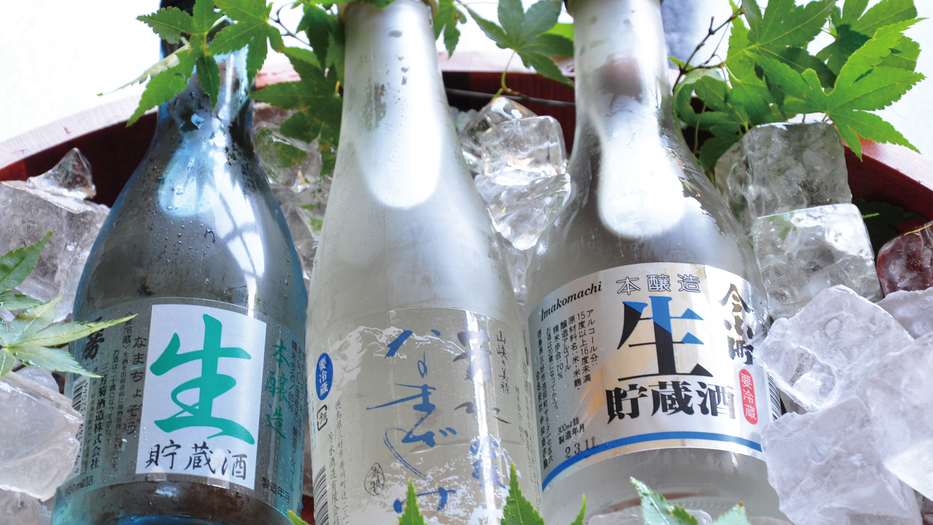 地酒冷酒（芳水・三芳菊・今小町）