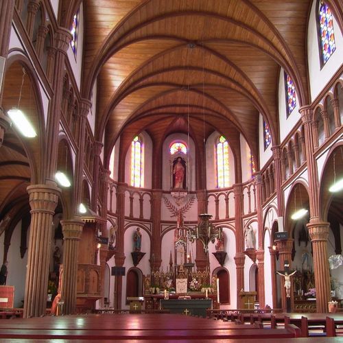 世界遺産登録の黒島教会はフェリーで行けます