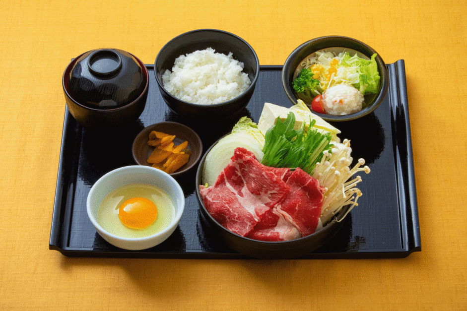 すき焼き定食