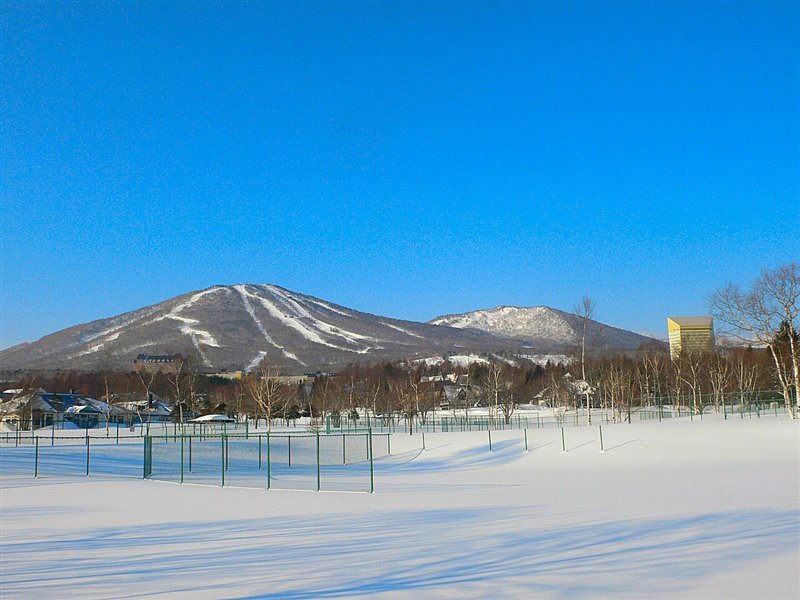 冬の安比高原快晴