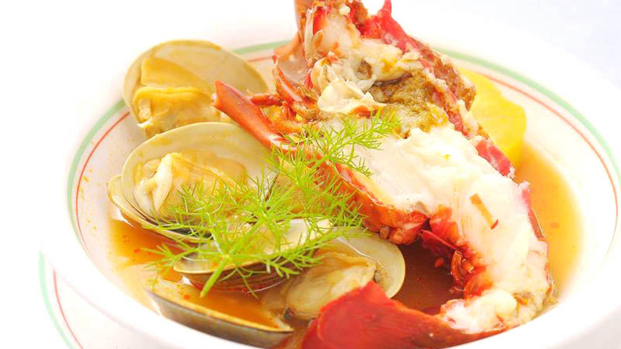 ・【ご夕食一例】特別料理伊勢海老のブイヤベース
