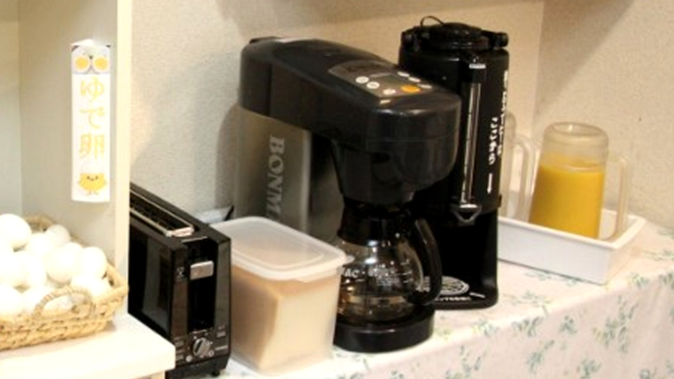 モーニングなどでサービスしているコーヒーはお味も好評です