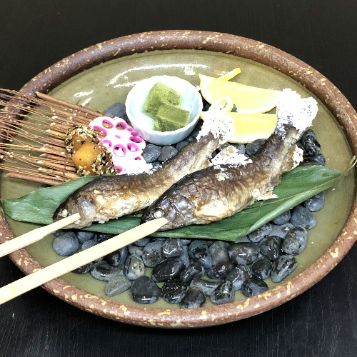 【特別注文料理】岩魚の塩焼き