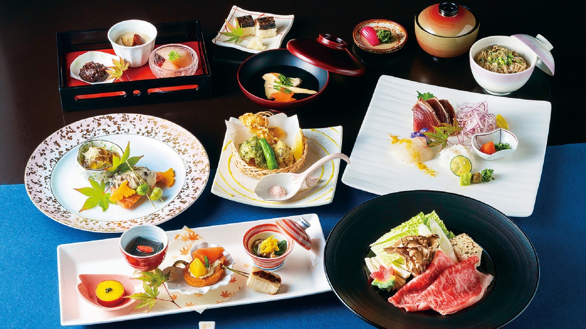 料理長オススメの月替わり会席プラン【二食付】