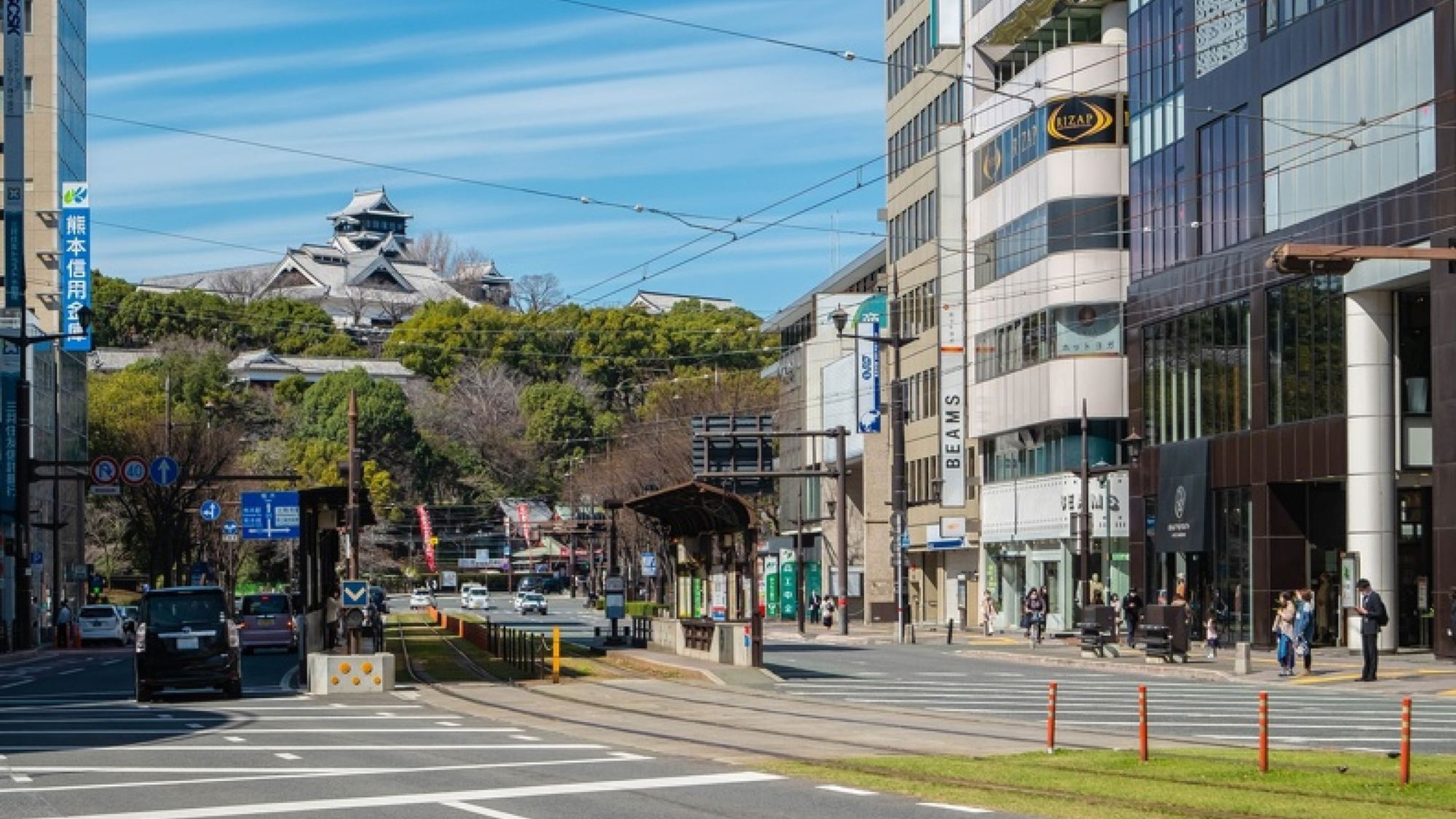 手取から熊本城