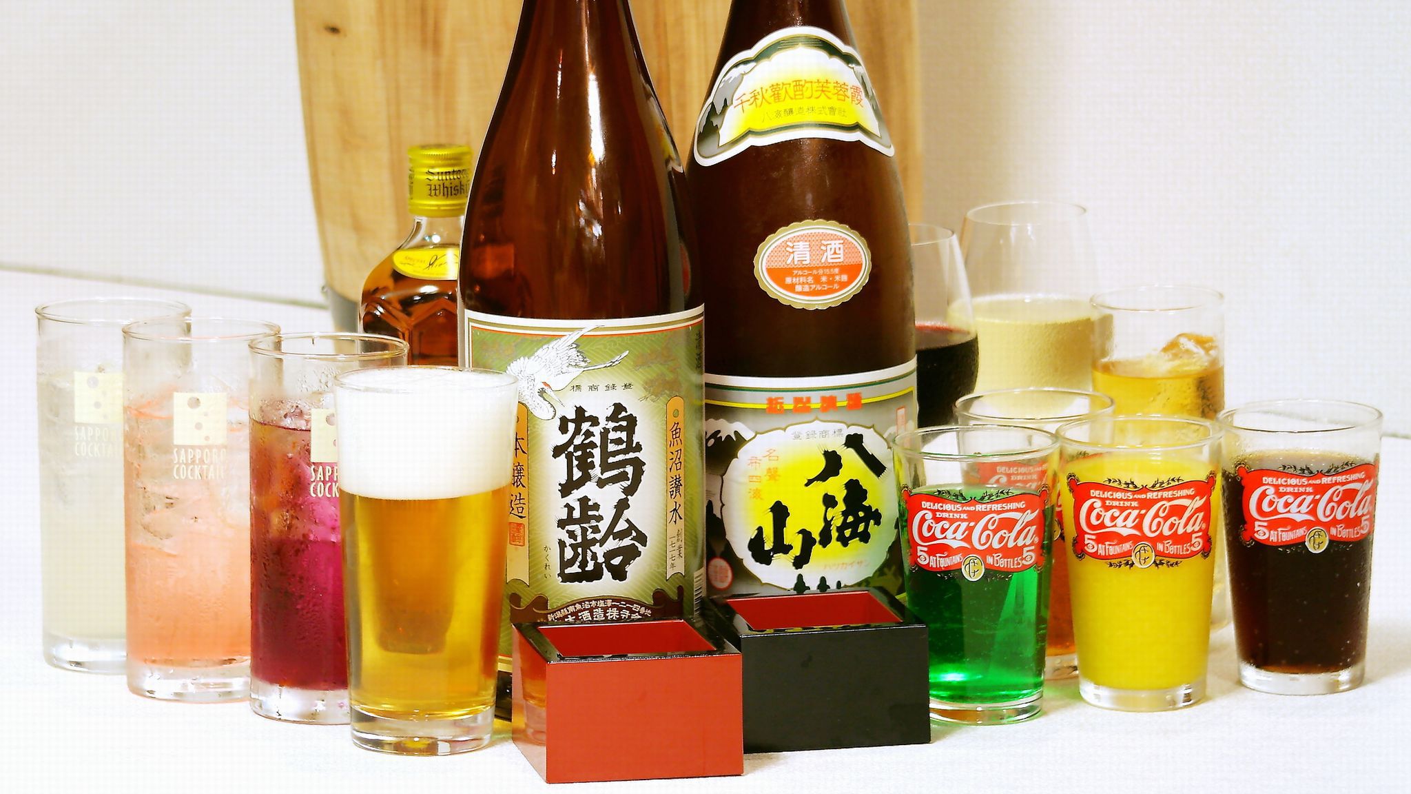 【夕食】飲み放題（メニュー一例）