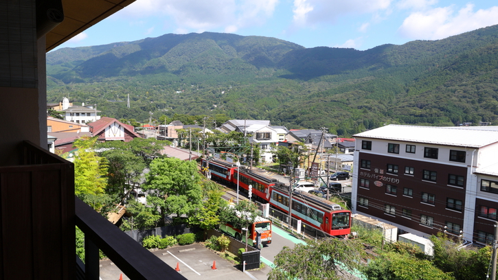 登山鉄道側眺望