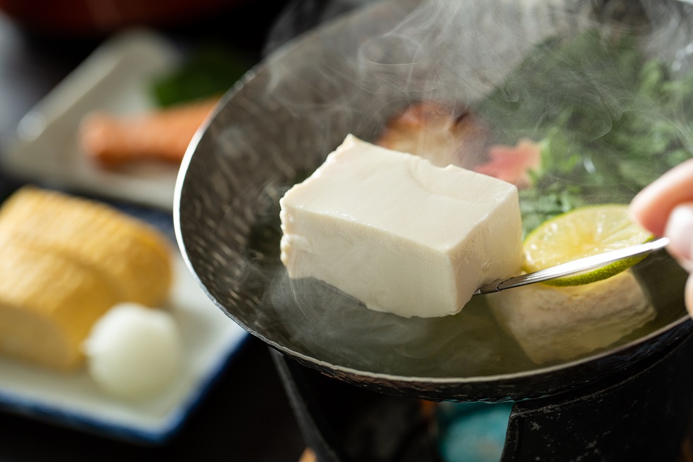 名物出し巻き&湯豆腐付の朝食（一例）