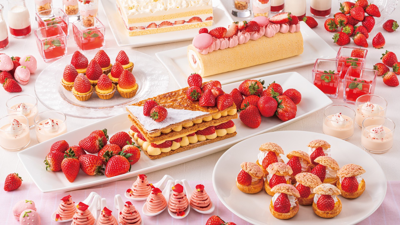 春のいちごスイーツビュッフェ