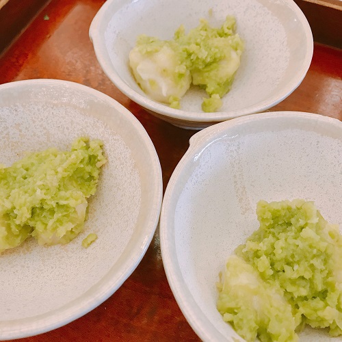朝食ずんだもち
