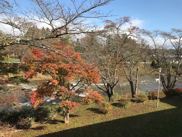 秋やよい亭客室より
