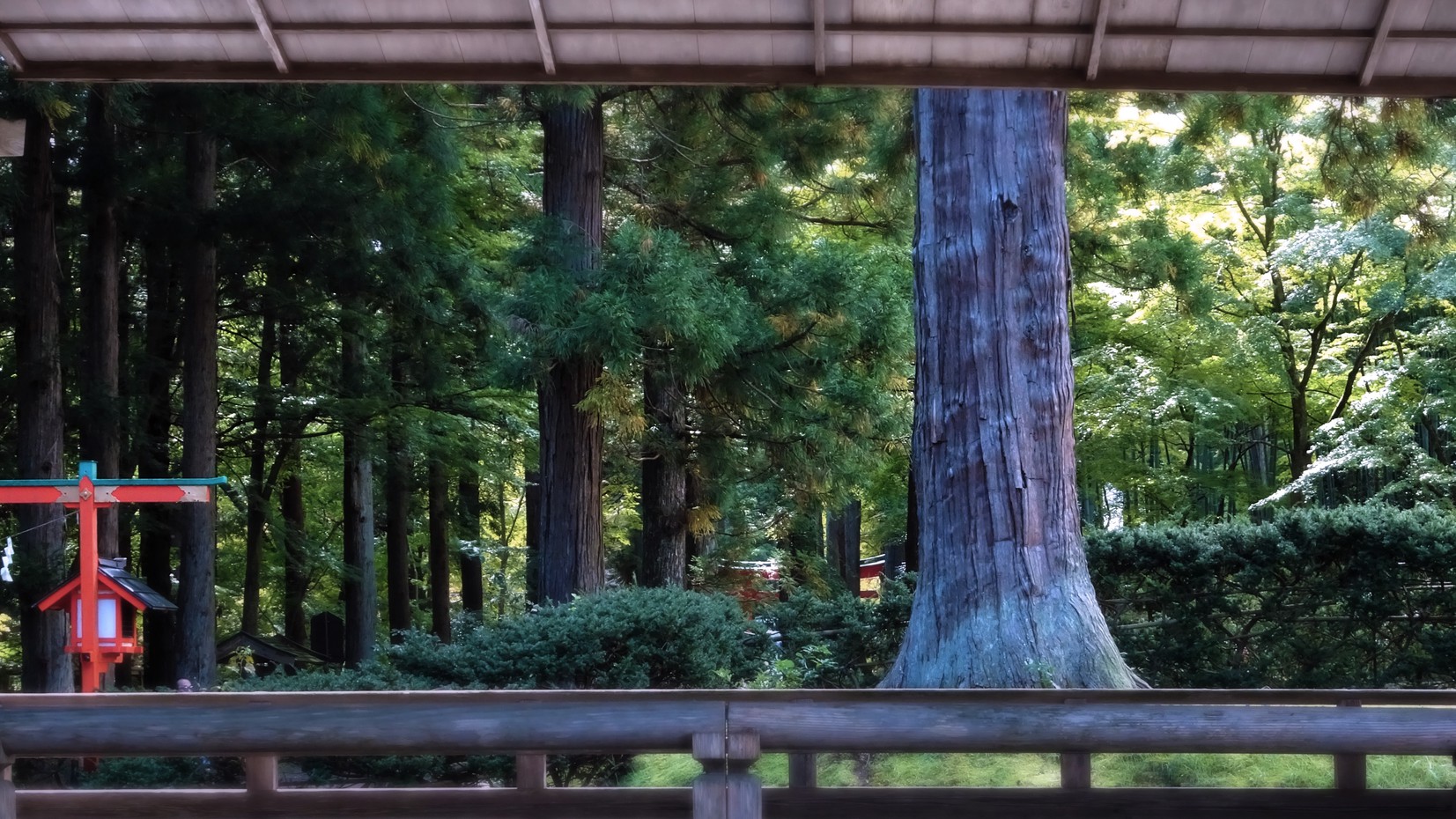 中尊寺 白山神社能楽堂