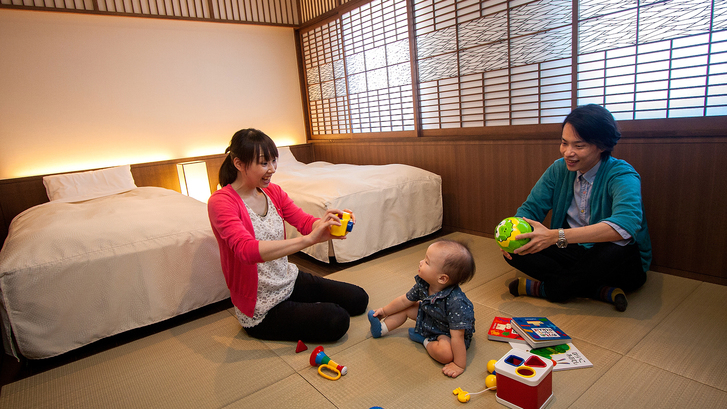 畳スペースはお子様連れにもおすすめです