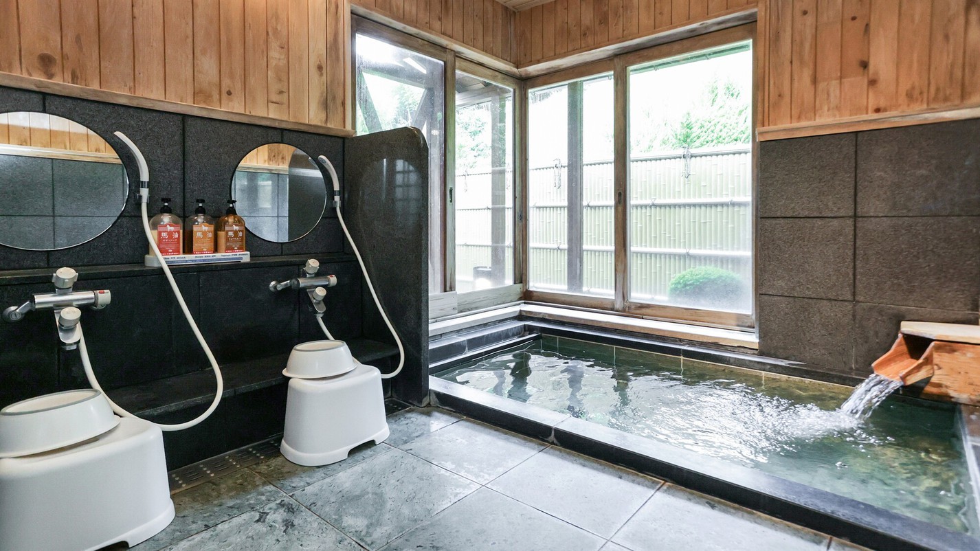 貸切風呂｜少ない段差「ゆの香（石風呂）」