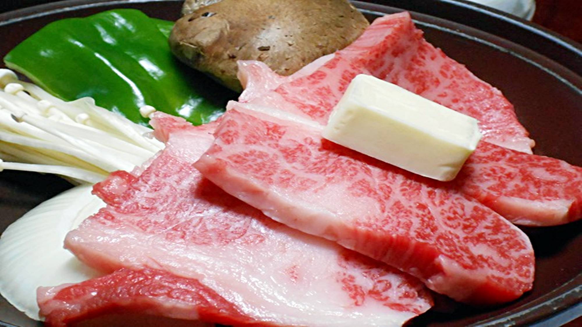 *【特選料理】夕食一例《上州牛陶板焼き》群馬県のブランド「上州牛」の陶板焼き（イメージ）