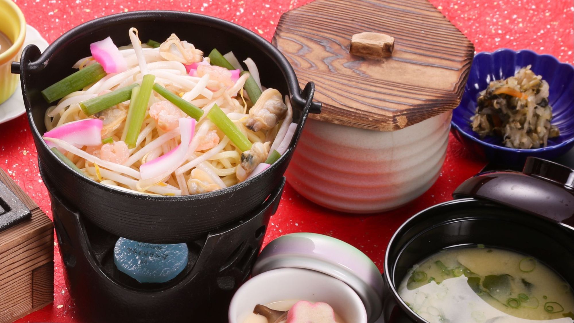 【鮑会席】鮑の踊り焼き・長崎名物豚の角煮・長崎ちゃんぽん鍋