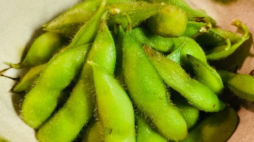  *【夕食一例】大きくて甘い曙大豆の枝豆をご堪能下さい。