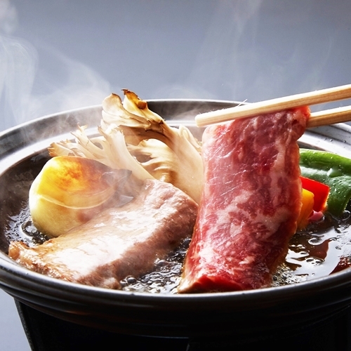 【上州牛の陶板焼】