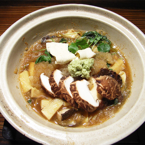 *夕食一例／「わさび鍋」天城産生わさびをふんだんに使ったヘルシーな鍋料理！通年お楽しい頂けます。