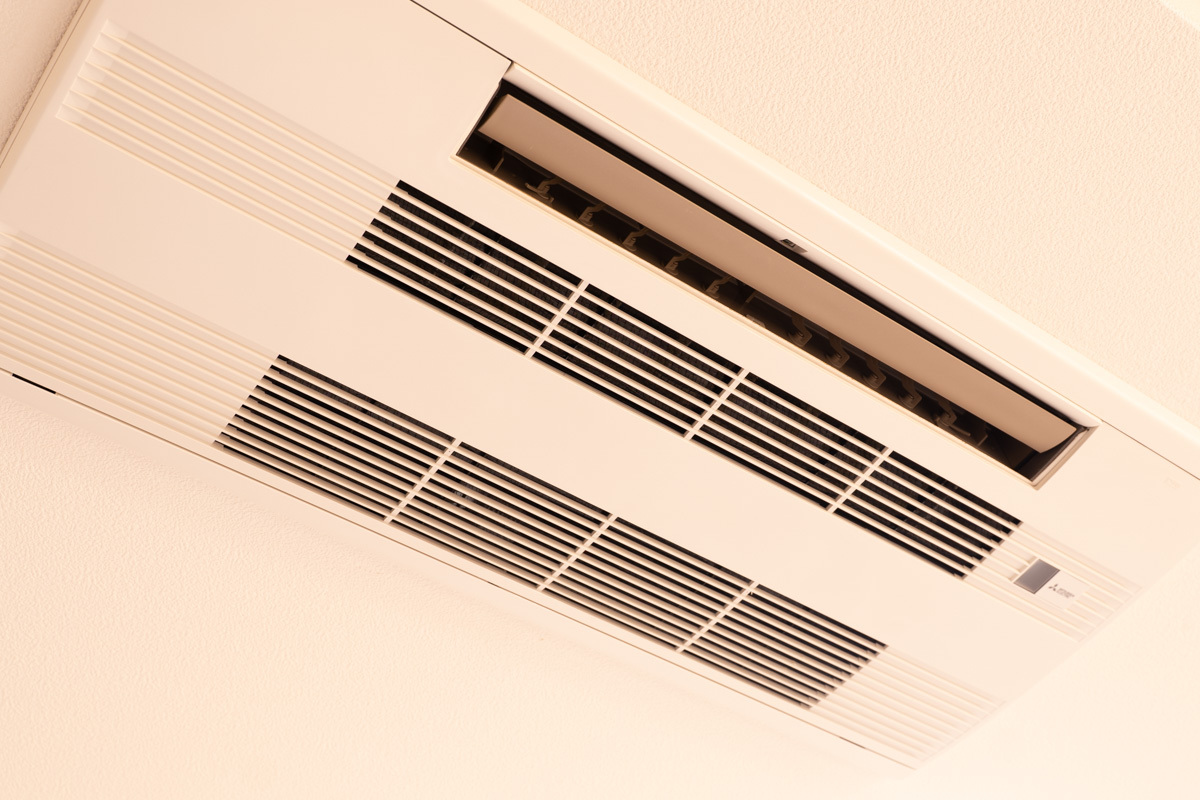 個別空調一括管理個別エアコン完備で季節を問わず快適利用可能