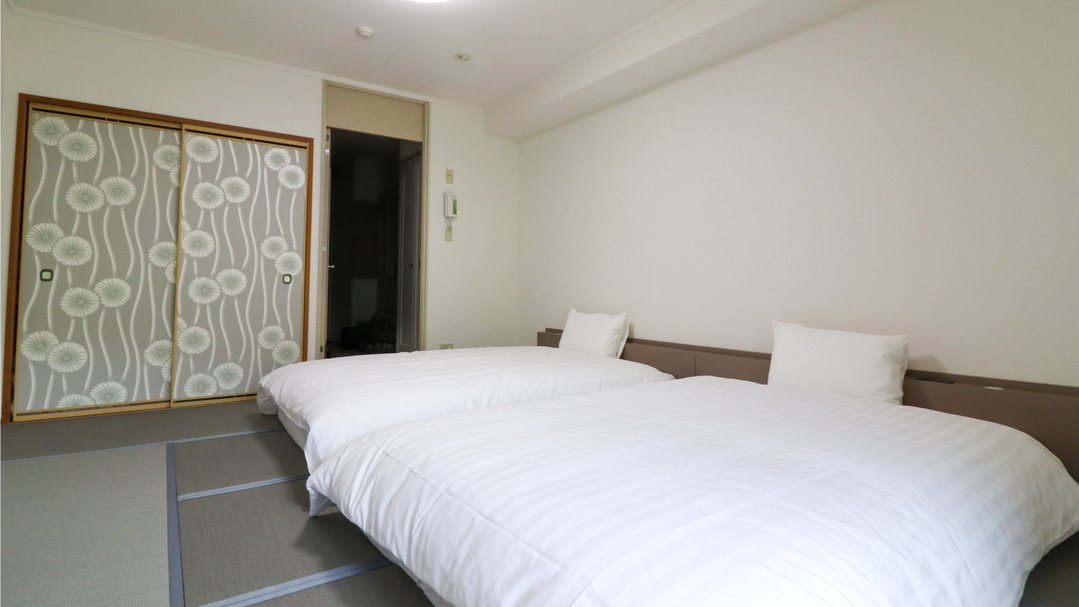 【和室ベッドルーム（一例）】約37㎡（約10.5畳）・5名定員【禁煙】 ※間取りは一例です