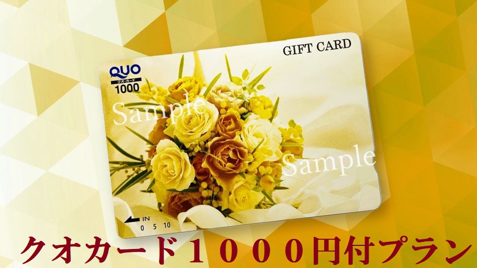 QUOカード１０００円付プラン