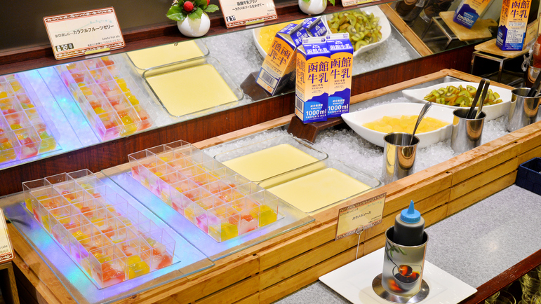 【夕食バイキング】デザートコーナーも充実