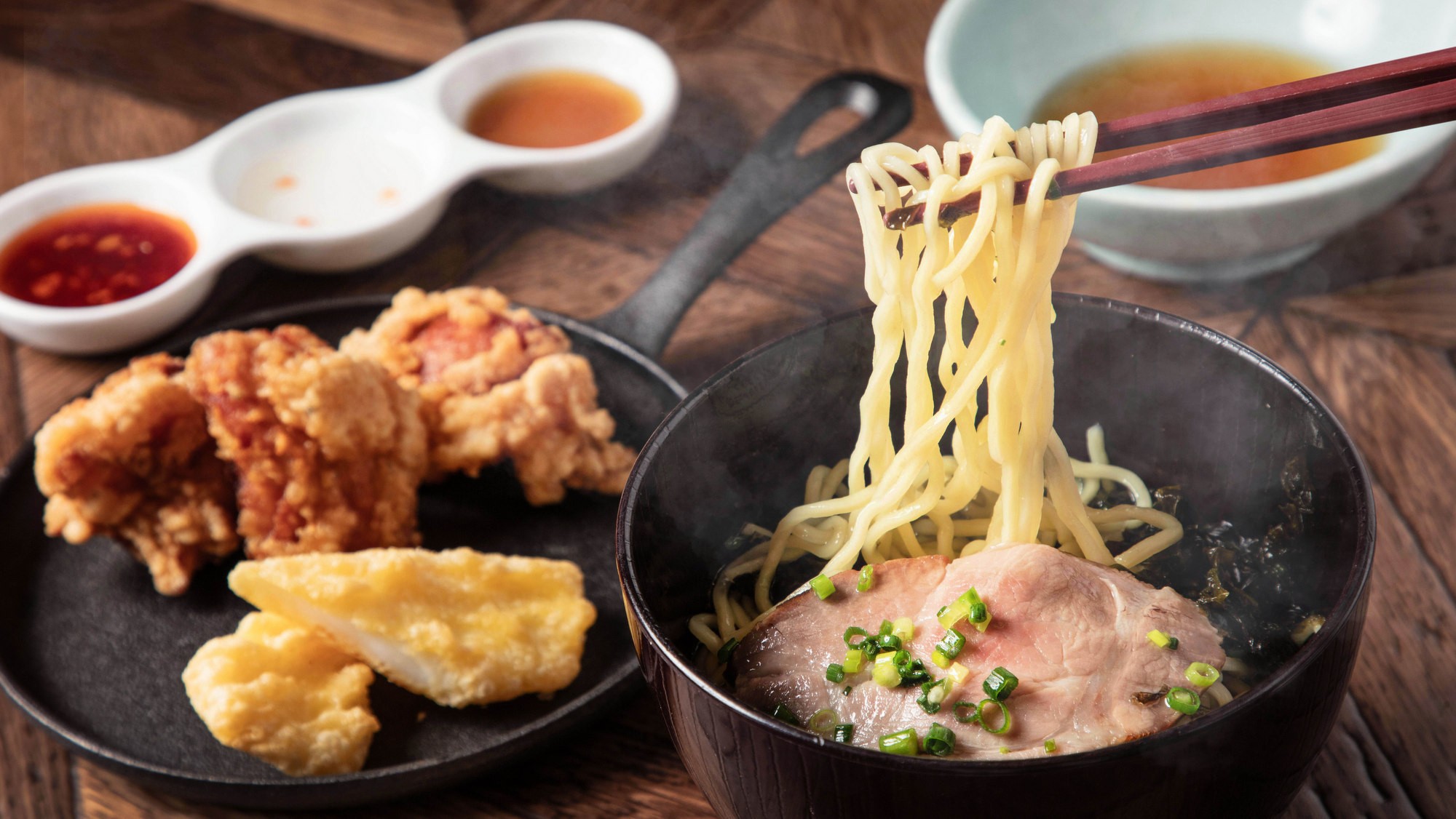 【夕食バイキング】函館えびしお岩海苔ラーメン