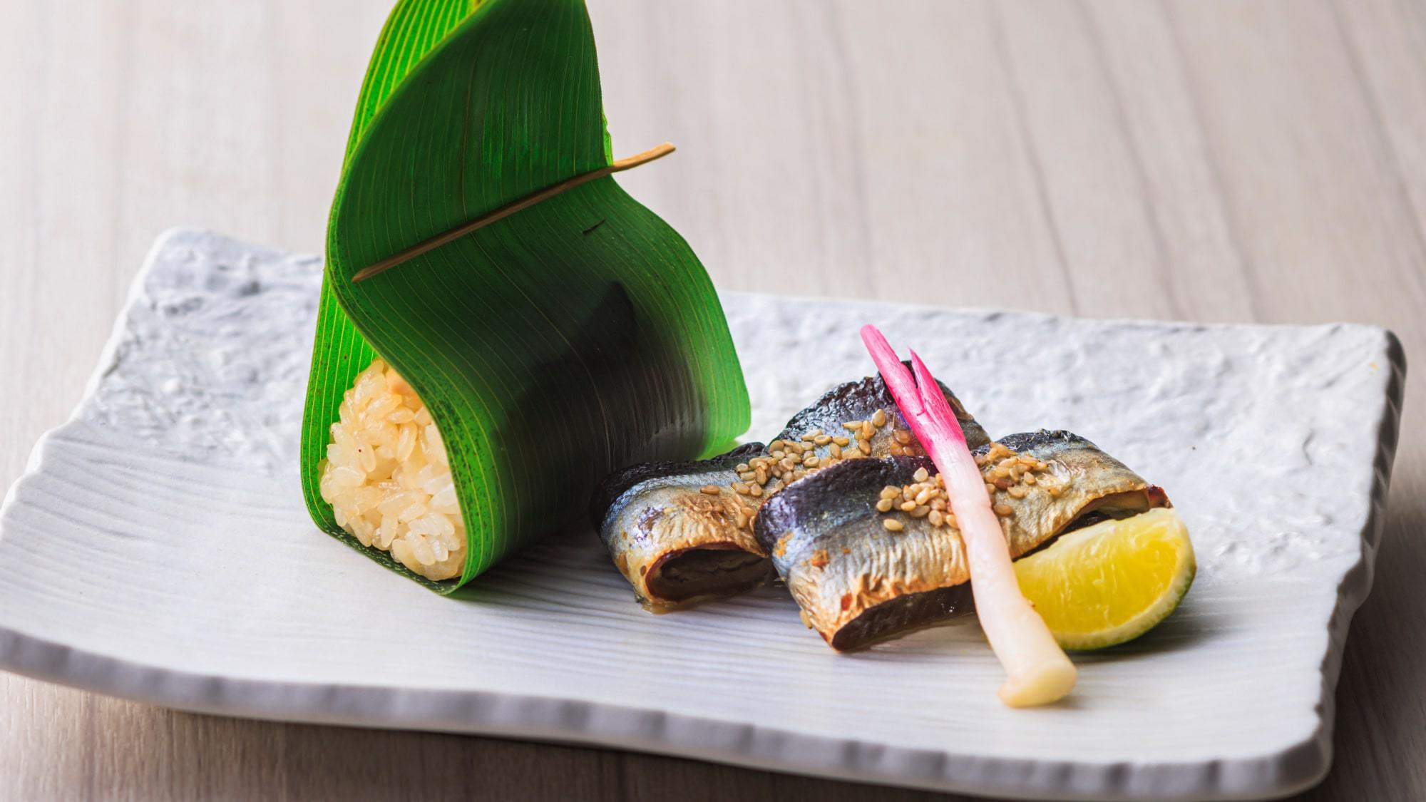 【2025秋・セレクト日替わり】秋刀魚利休焼と松茸おこわ※9/16〜12/15