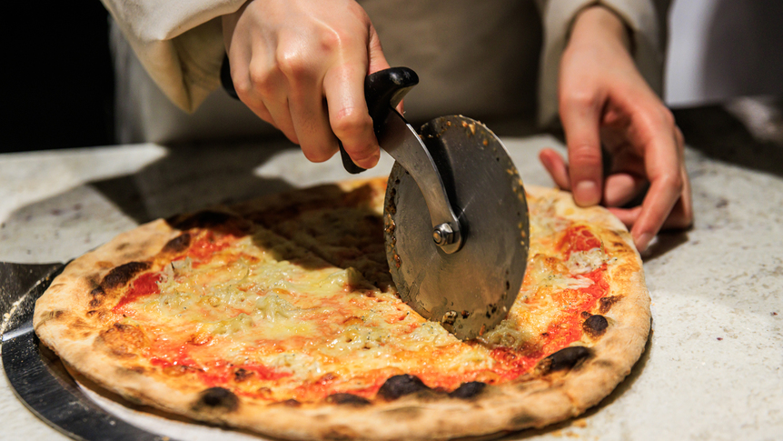 【夕食】Buffet Restaurant石窯焼きピザ