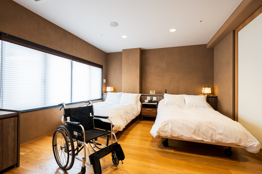  源泉かけ流し温泉付きツインルーム「湯楽」イメージ