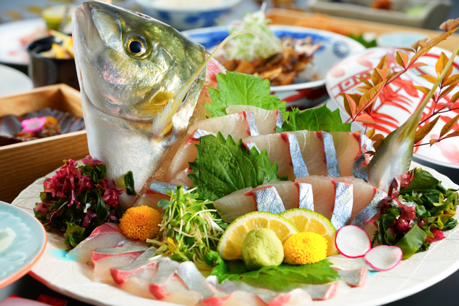 黒潮シマアジの姿造り