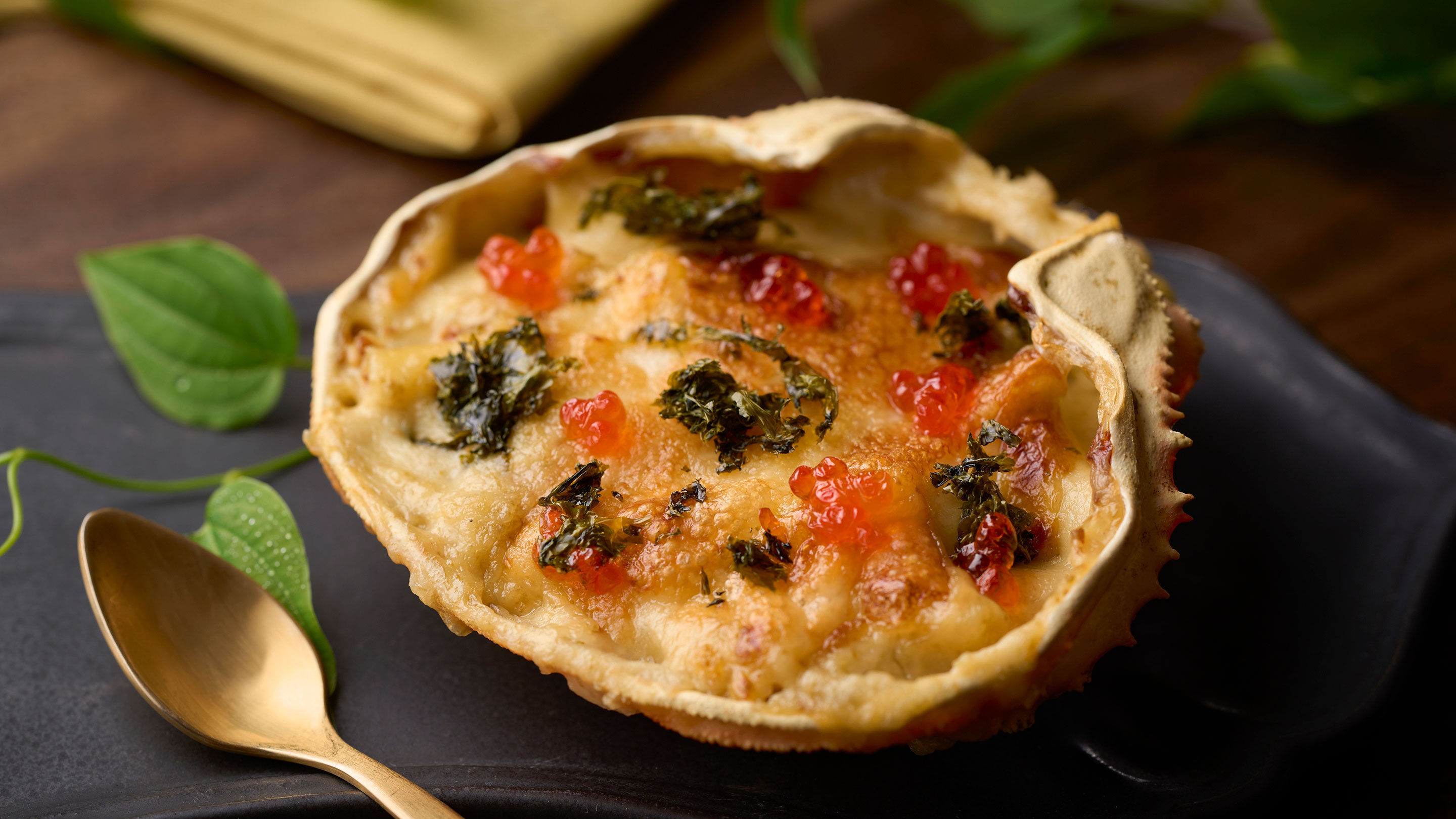 大江戸カニづくしバイキング夕食_カニ味噌グラタン※イメージ