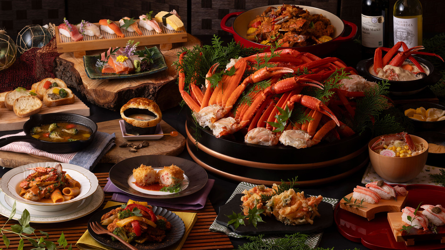 大江戸カニづくしバイキング※イメージ