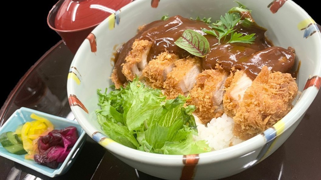 居酒屋「デミカツ丼」！※イメージ