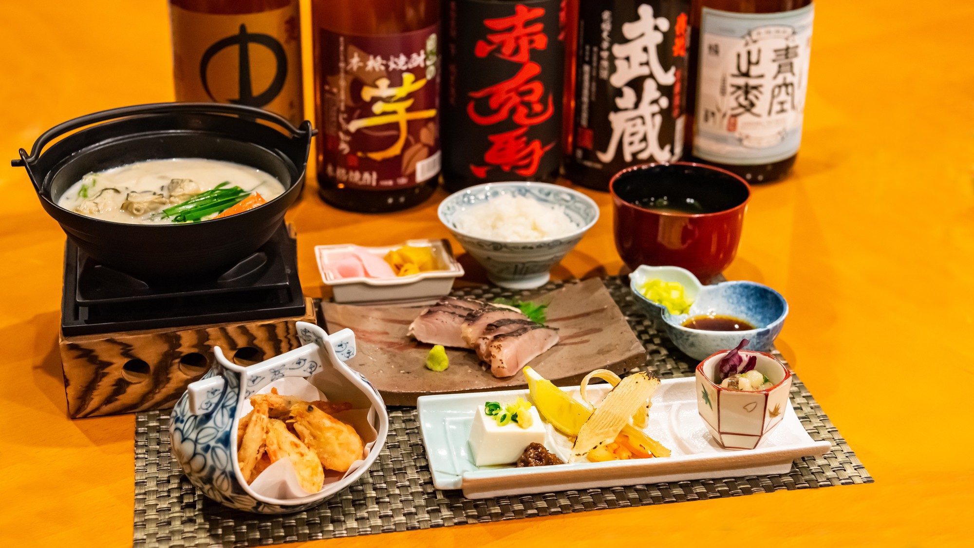 居酒屋飲み放題付き料理