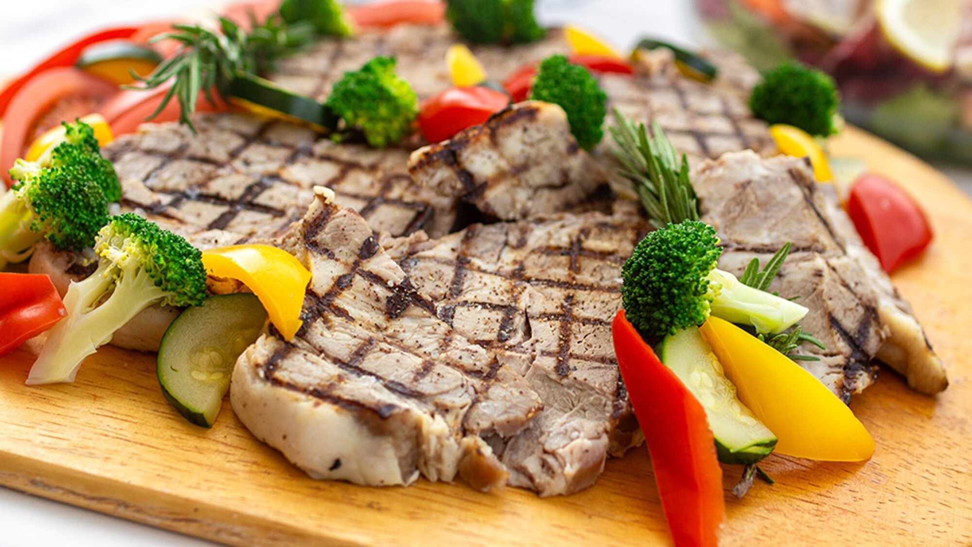 ピーチポークグリル（朝食）