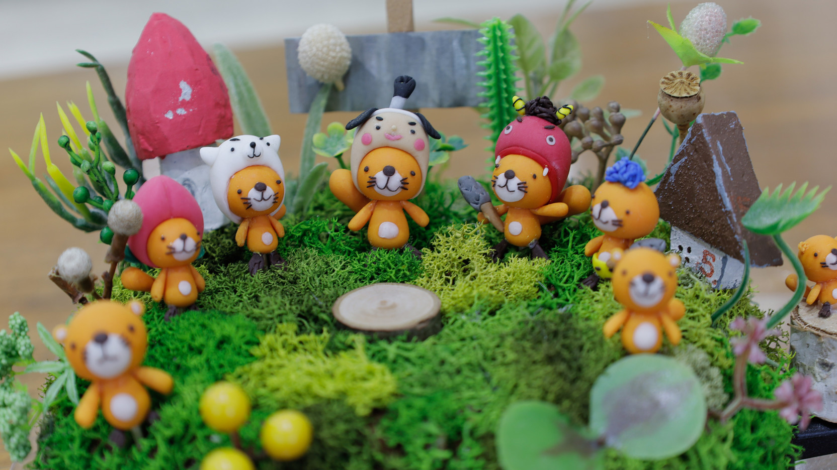 お客様より頂いた手作りのミニチュアマイラッコです♪