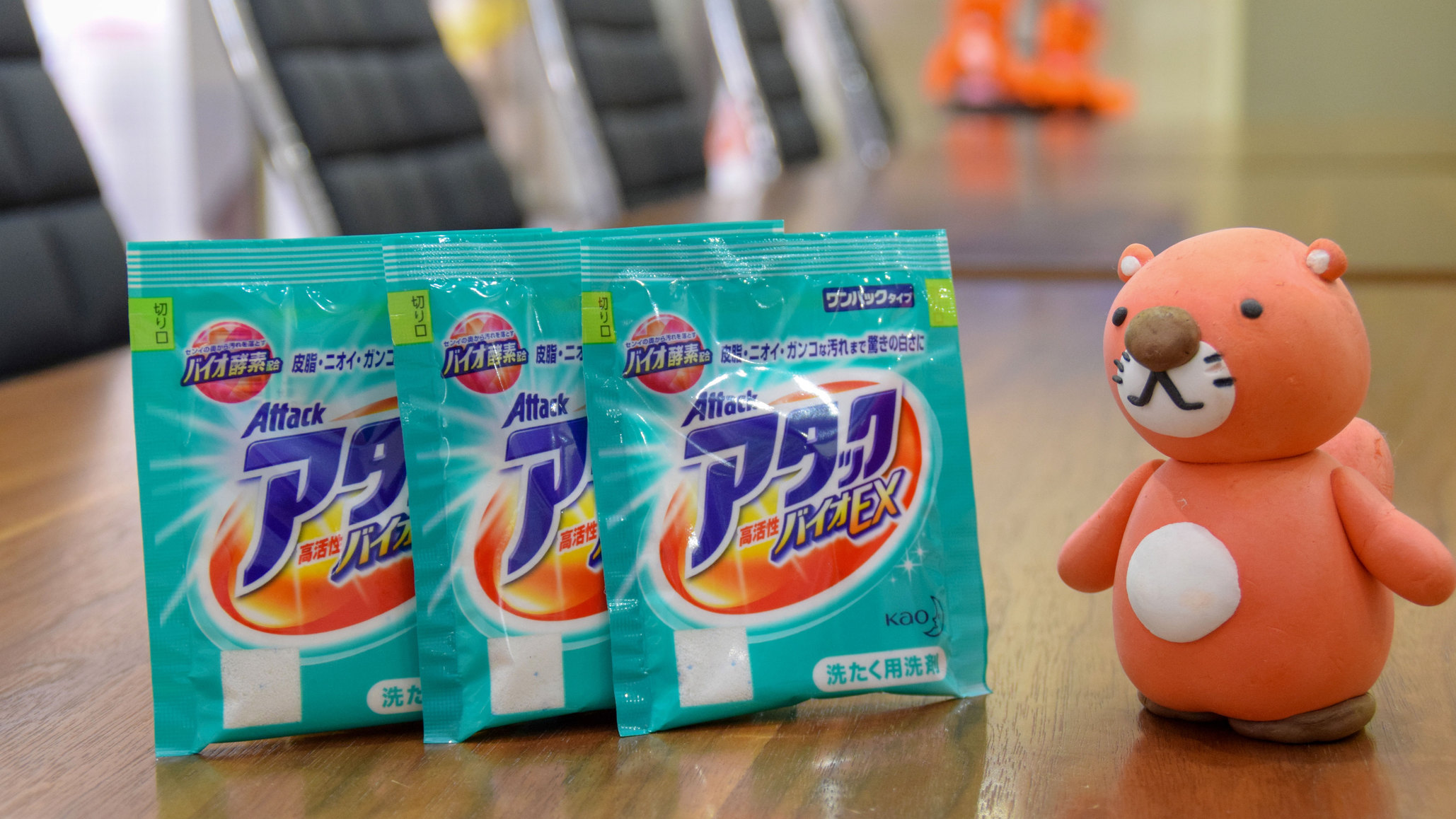 フロントにて洗濯洗剤を販売しております。