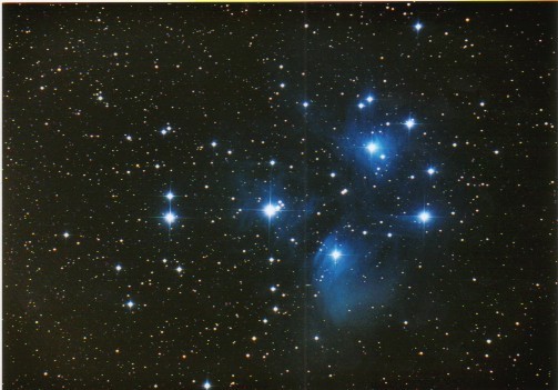 プレアデス星団和名はすばる