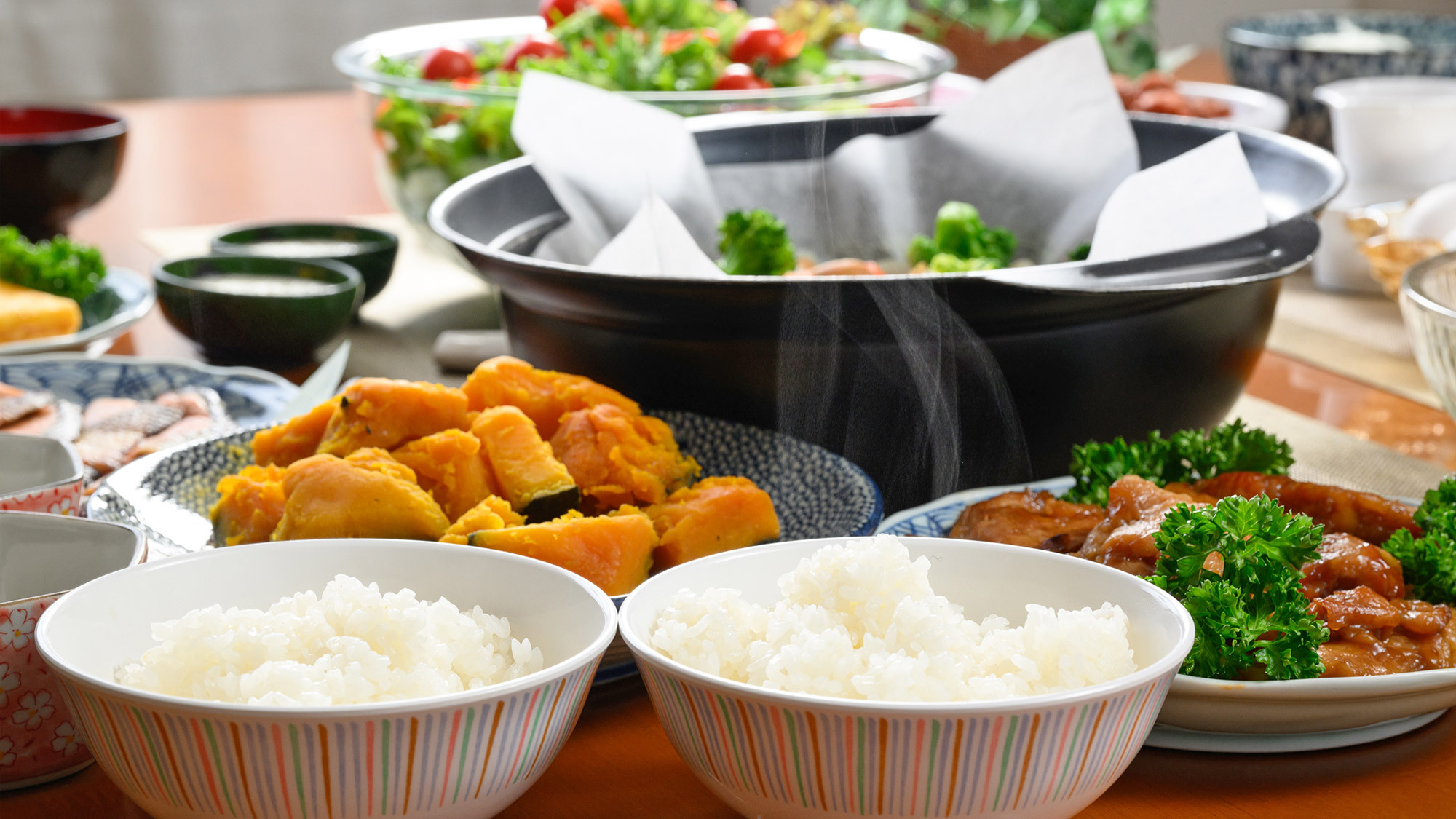 【ご朝食】宮城の名物も食べられるバイキング！地元の食材にこだわった、コスパ抜群の大人気朝ごはん