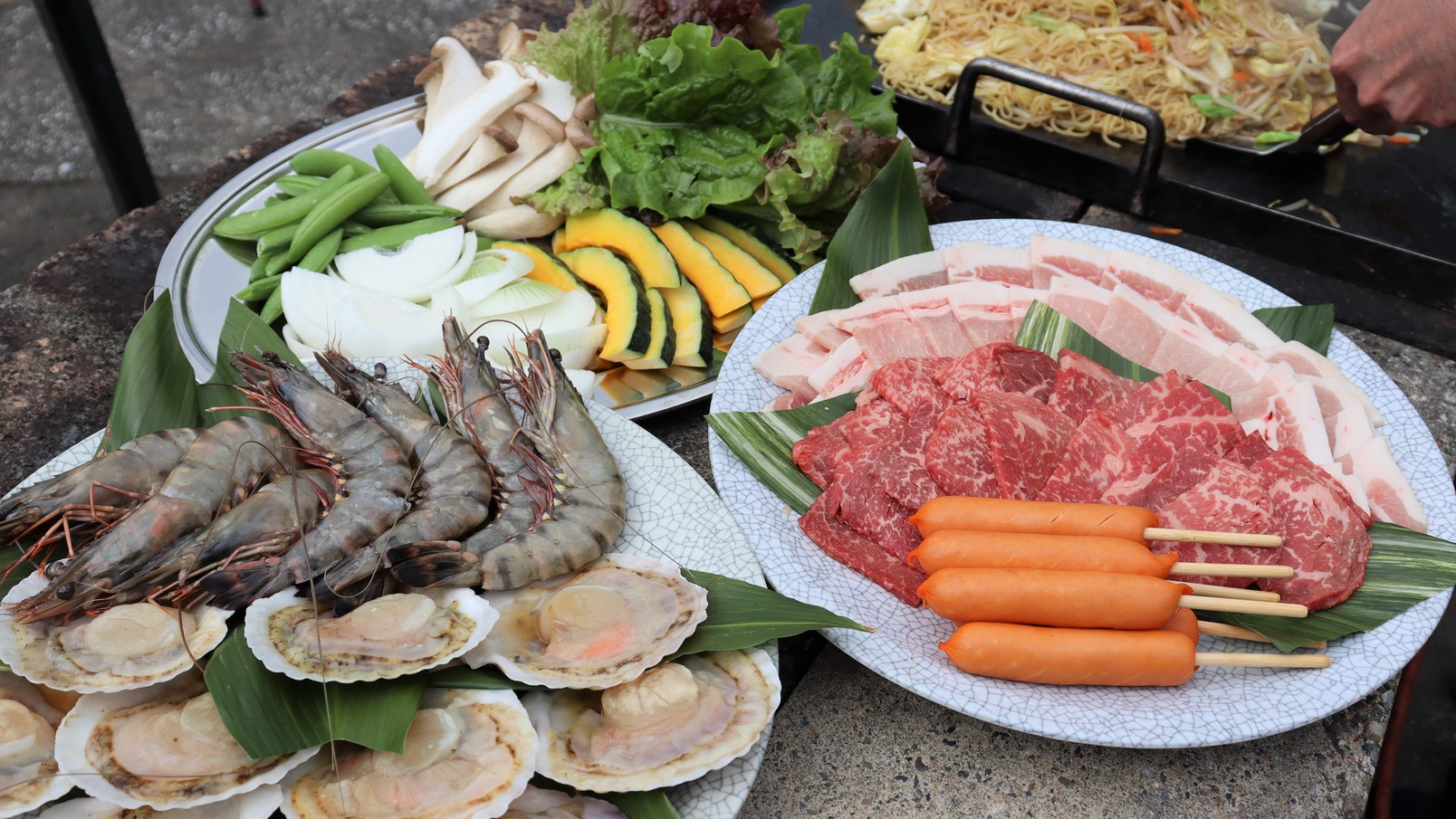 【BBQガーデン】手ぶらでバーベキュープラン（一例）