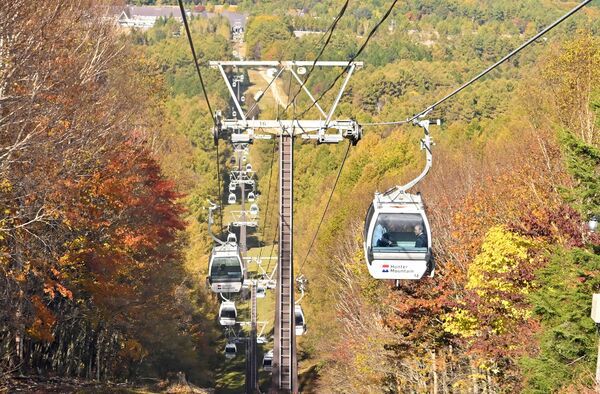 ハンターマウンテン紅葉ゴンドラ