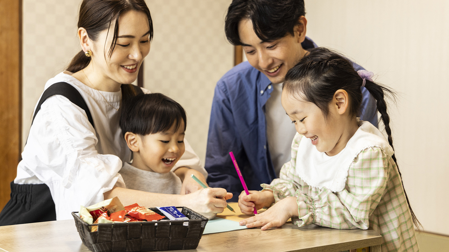 【滞在イメージ】家族みんなで団らん♪和室ならお子様ものびのびとお過ごしいただけます！