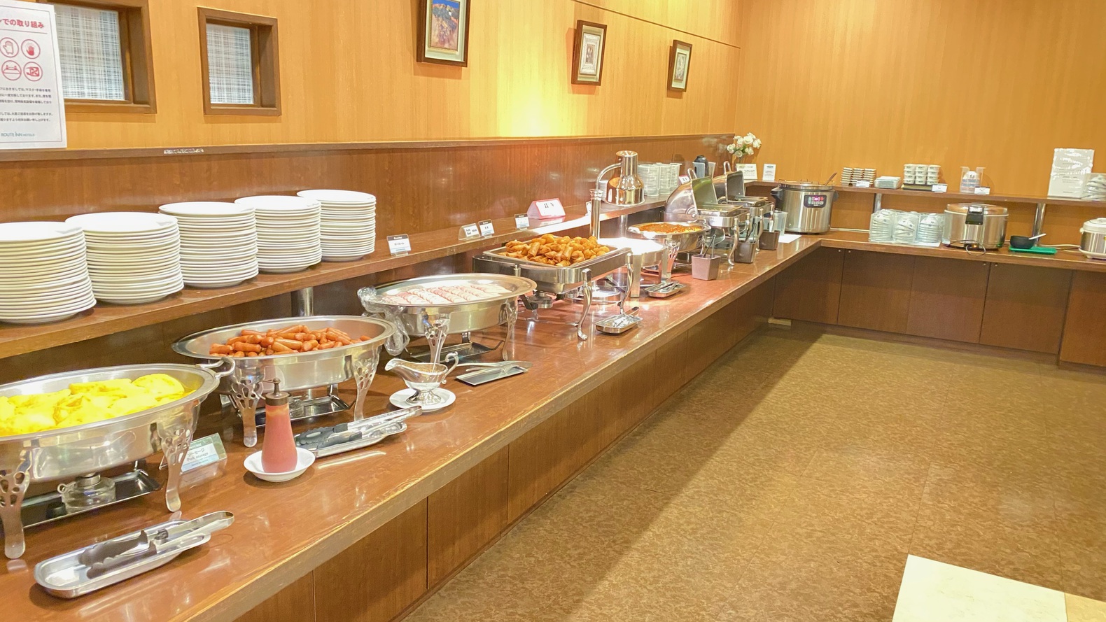 朝食無料バイキング