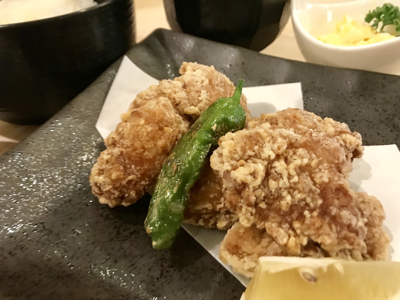 夕食プラン・鶏の唐揚げ