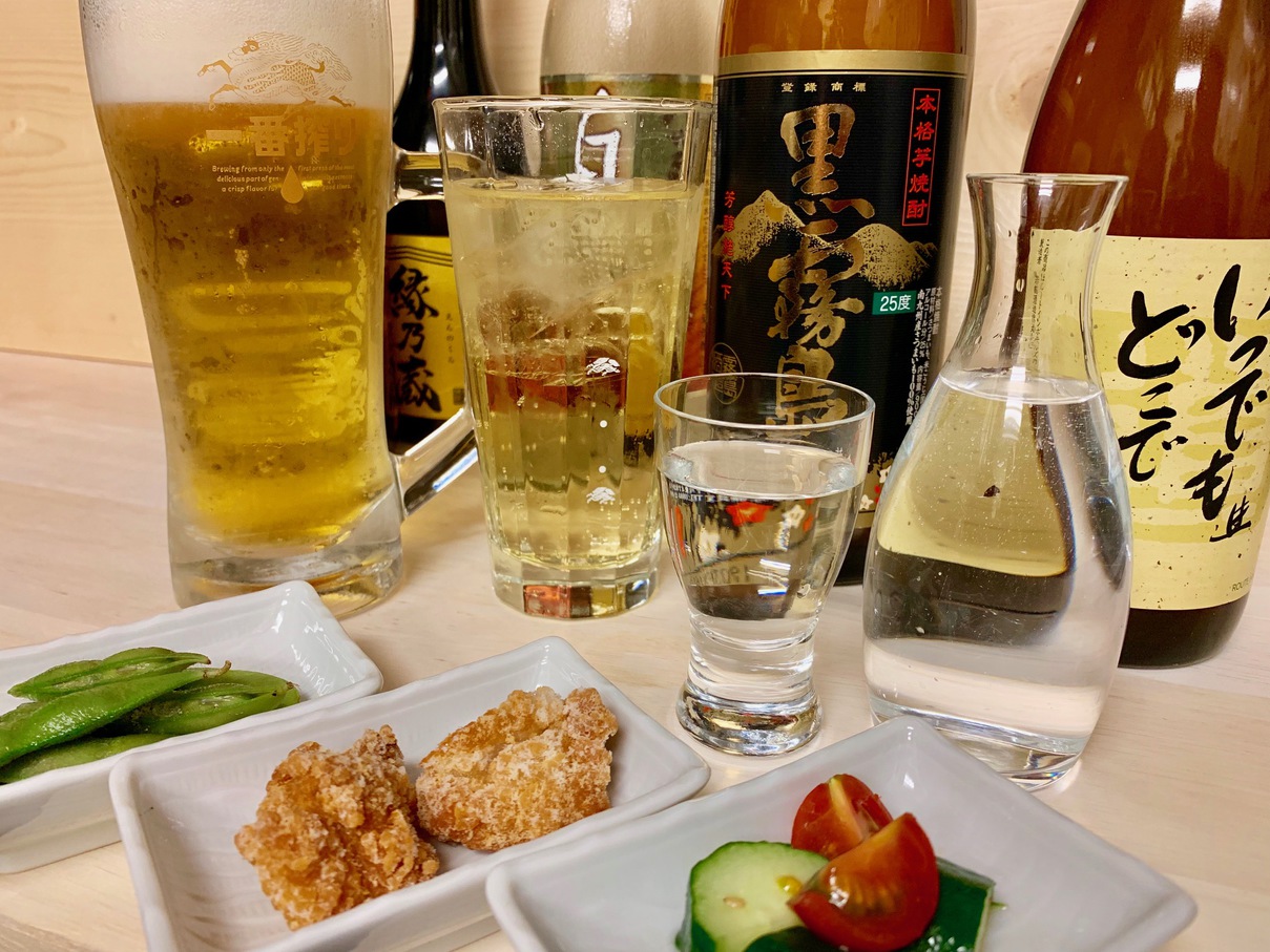 大好評の「飲み放題」1，000円〜