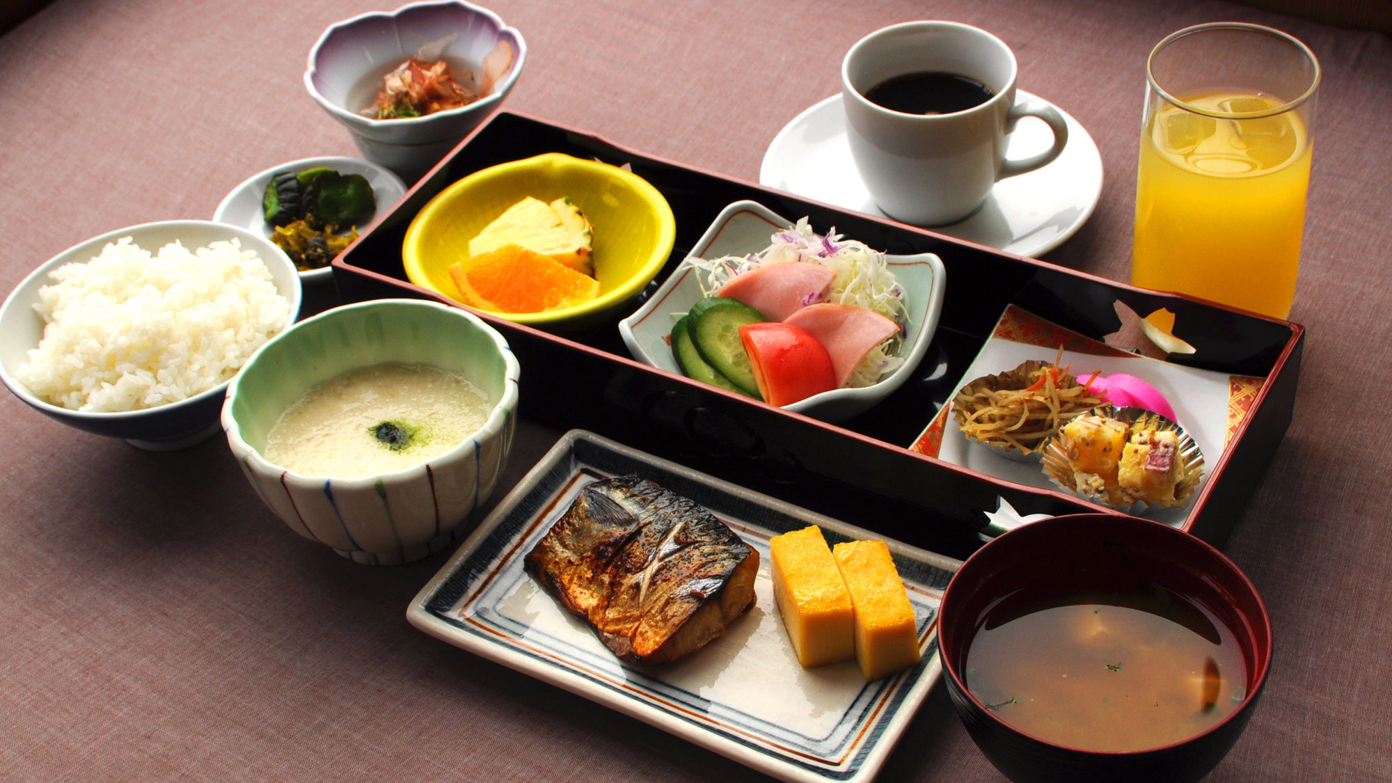 【朝食の一例】栄養満点のほっこり和朝食をどうぞ♪