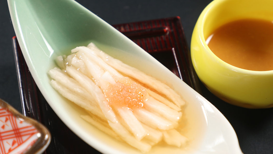 【夕食】 前菜長芋＊