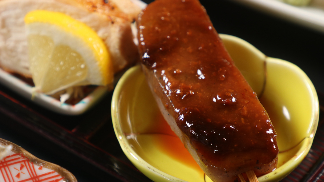 【夕食】 前菜こんにゃく田楽＊